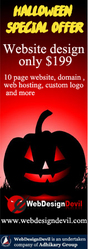 Halloween Offer 10 Page Website Design $199